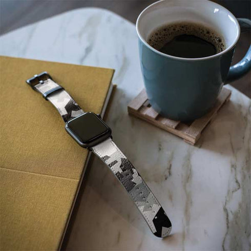 Urban Camouflage Black Apple Watch Band 42-44mm