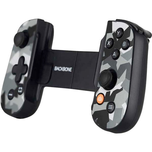Urban Camouflage Black Backbone One for iPhone Game Controller Skin