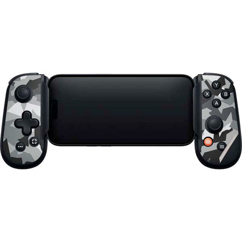 Urban Camouflage Black Backbone One for iPhone Game Controller Skin