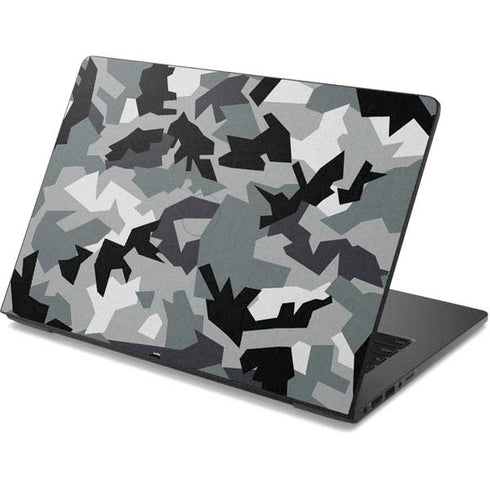 Urban Camouflage Black Dell Chromebook Skin