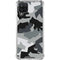 Urban Camouflage Black Galaxy A12 Clear Case