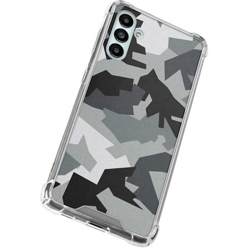 Urban Camouflage Black Galaxy A13 5G Clear Case