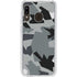 Urban Camouflage Black Galaxy A20 Clear Case
