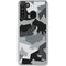 Urban Camouflage Black Galaxy A21 Clear Case