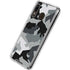 Urban Camouflage Black Galaxy A30 Clear Case