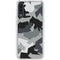 Urban Camouflage Black Galaxy A50 Clear Case