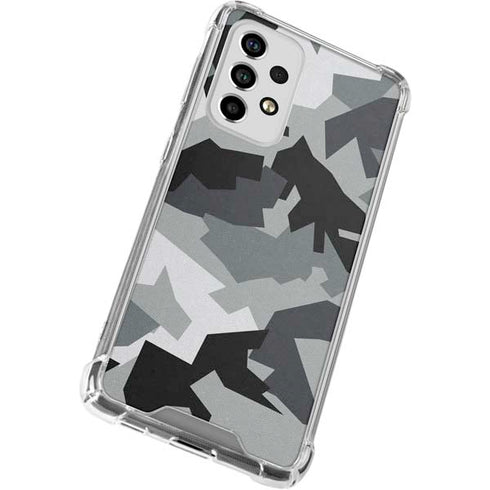 Urban Camouflage Black Galaxy A53 5G Clear Case
