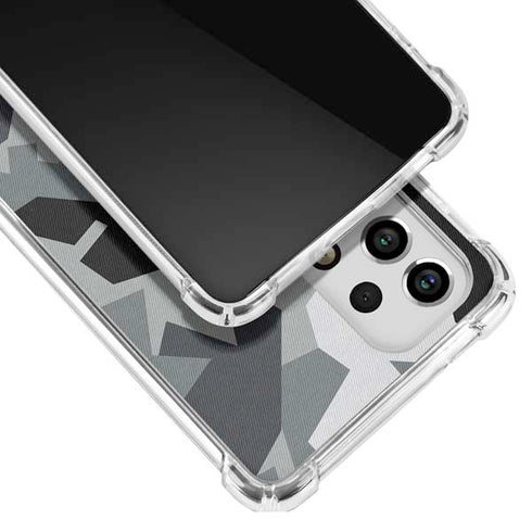 Urban Camouflage Black Galaxy A53 5G Clear Case