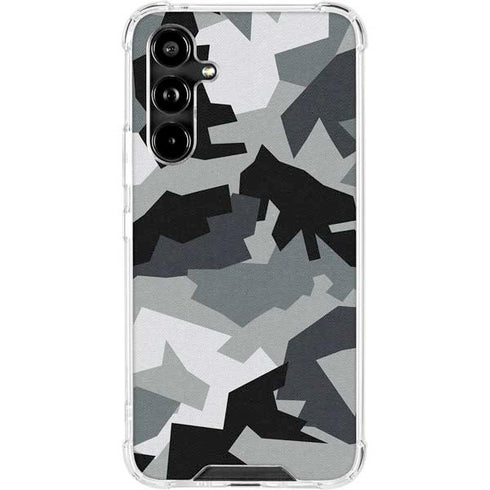 Urban Camouflage Black Galaxy A54 5G Clear Case