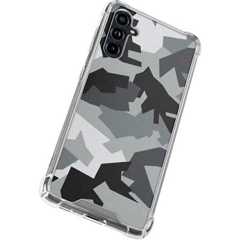 Urban Camouflage Black Galaxy A54 5G Clear Case