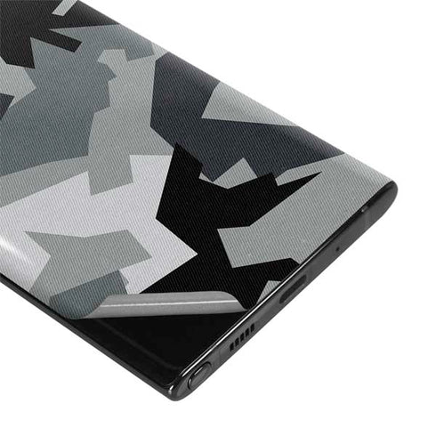 Urban Camouflage Black Galaxy Note 10 Plus Skin
