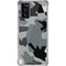Urban Camouflage Black Galaxy Note20 5G Clear Case