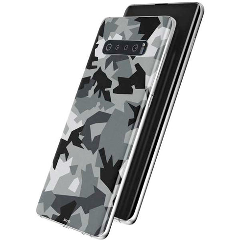 Urban Camouflage Black Galaxy S10 Skin