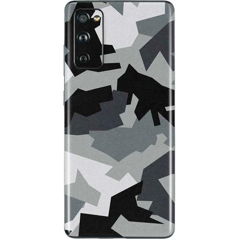 Urban Camouflage Black Galaxy S20 Fan Edition Skin