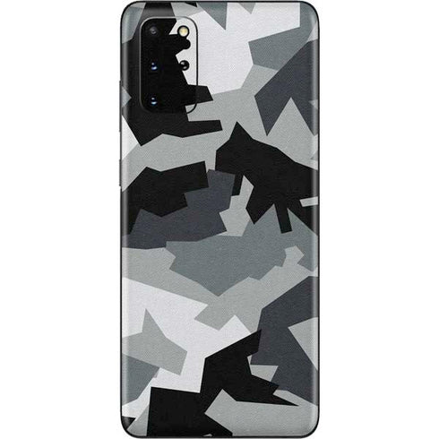 Urban Camouflage Black Galaxy S20 Plus Skin