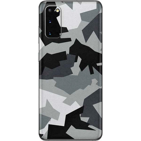 Urban Camouflage Black Galaxy S20 Skin