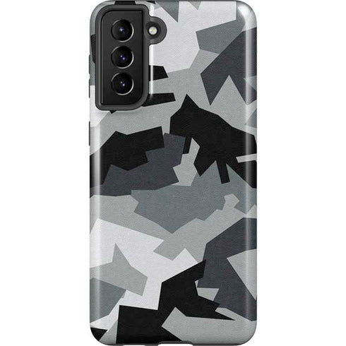 Urban Camouflage Black Galaxy S21 Plus 5G Pro Case