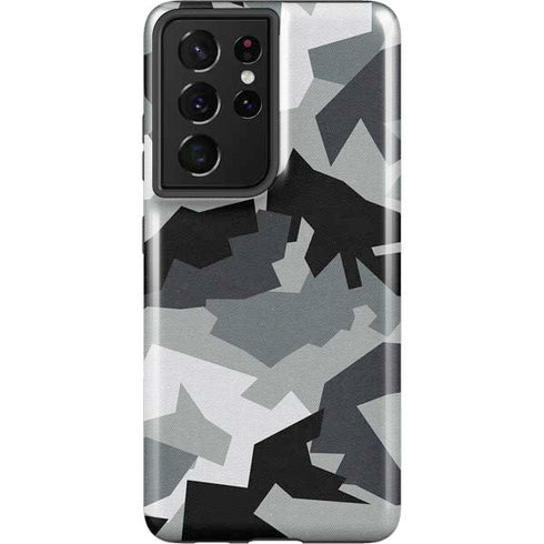 Urban Camouflage Black Galaxy S21 Ultra 5G Pro Case
