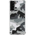 Urban Camouflage Black Galaxy S22 Plus Clear Case