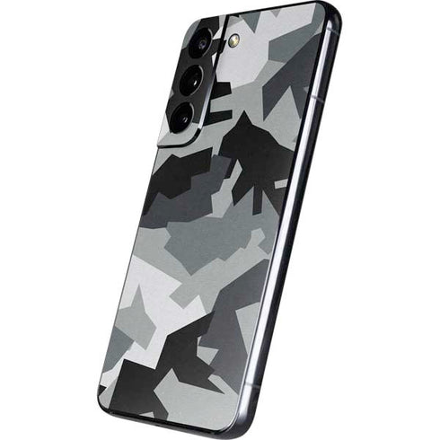 Urban Camouflage Black Galaxy S22 Skin