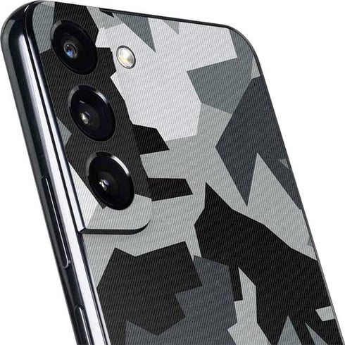 Urban Camouflage Black Galaxy S22 Skin