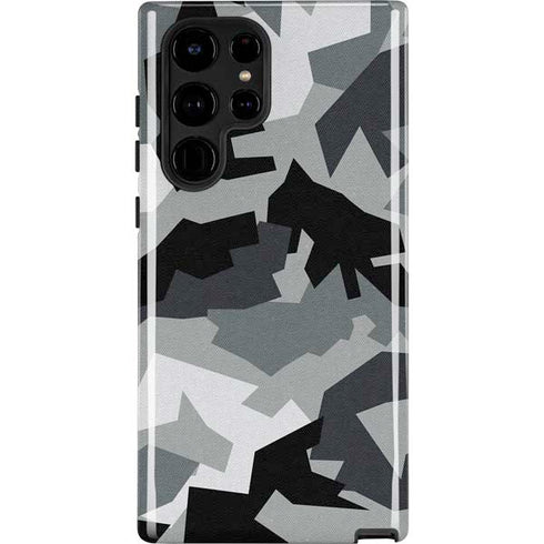 Urban Camouflage Black Galaxy S22 Ultra Pro Case