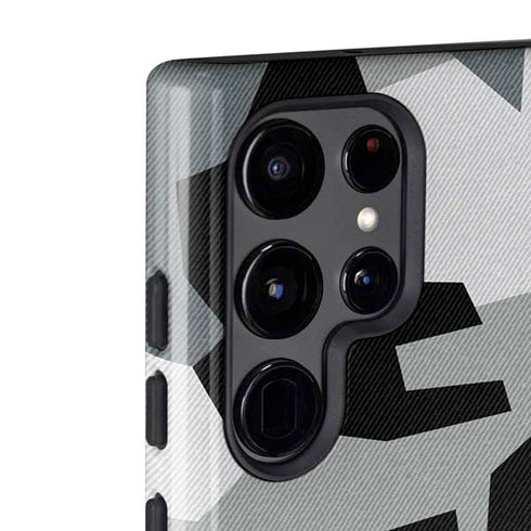 Urban Camouflage Black Galaxy S22 Ultra Pro Case
