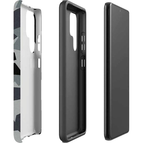 Urban Camouflage Black Galaxy S22 Ultra Pro Case