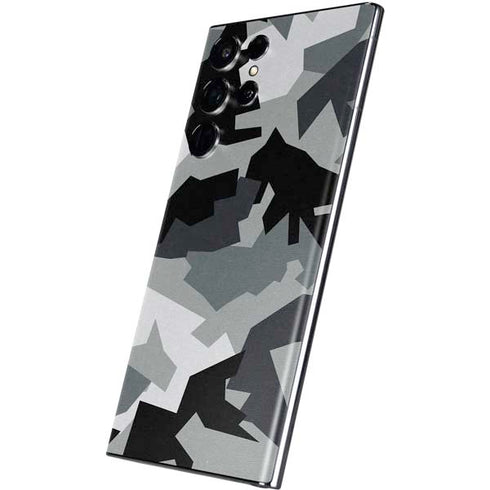 Urban Camouflage Black Galaxy S22 Ultra Skin
