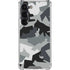 Urban Camouflage Black Galaxy S23 Clear Case
