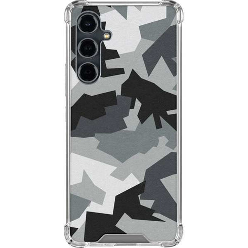 Urban Camouflage Black Galaxy S23 FE Clear Case