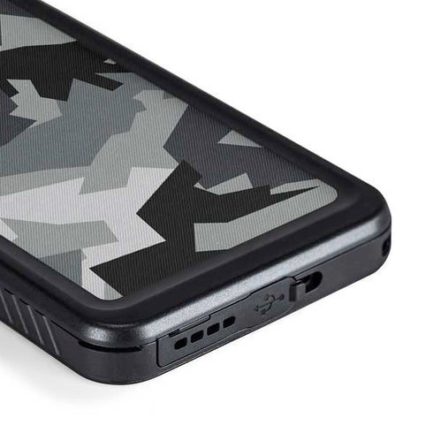 Urban Camouflage Black Galaxy S23 Plus Waterproof Case