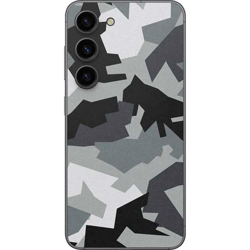 Urban Camouflage Black Galaxy S23 Skin