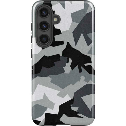Urban Camouflage Black Galaxy S24 Impact Case