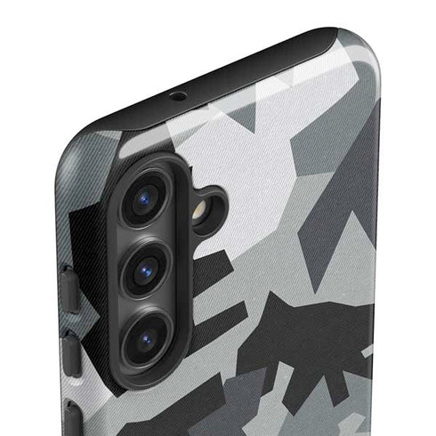 Urban Camouflage Black Galaxy S24 Impact Case