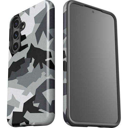 Urban Camouflage Black Galaxy S24 Impact Case