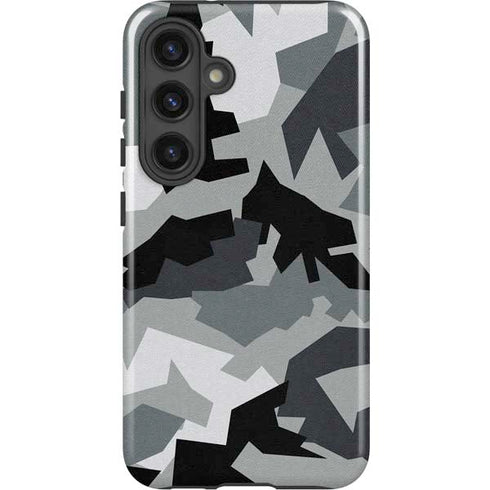 Urban Camouflage Black Galaxy S24 Plus Impact Case