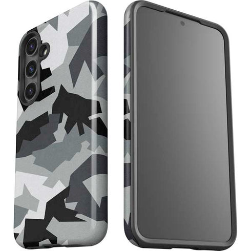 Urban Camouflage Black Galaxy S24 Plus Impact Case