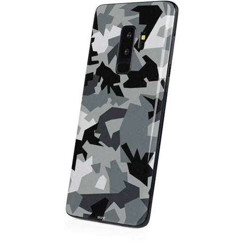 Urban Camouflage Black Galaxy S9 Plus Skin