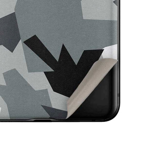Urban Camouflage Black Galaxy Z Flip Skin