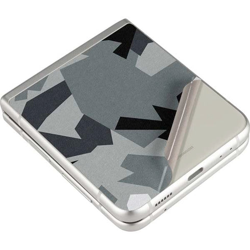 Urban Camouflage Black Galaxy Z Flip3 5G Skin