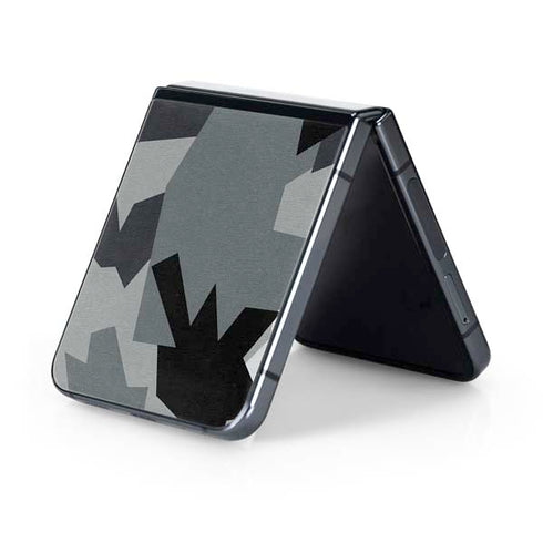 Urban Camouflage Black Galaxy Z Flip5 5G Skin