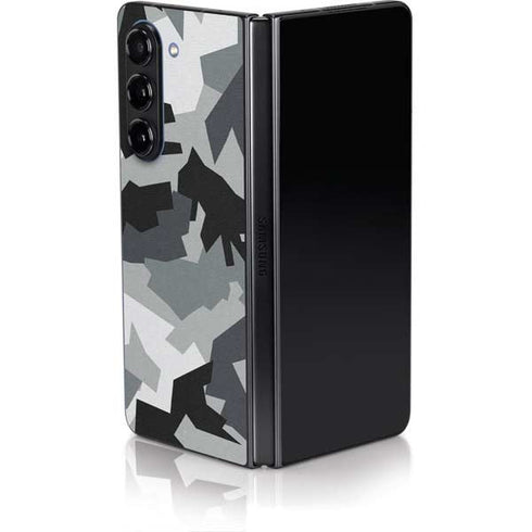 Urban Camouflage Black Galaxy Z Fold5 5G Skin