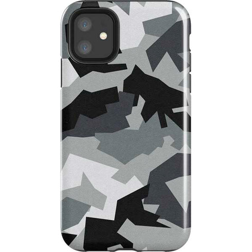Urban Camouflage Black iPhone 11 Impact Case