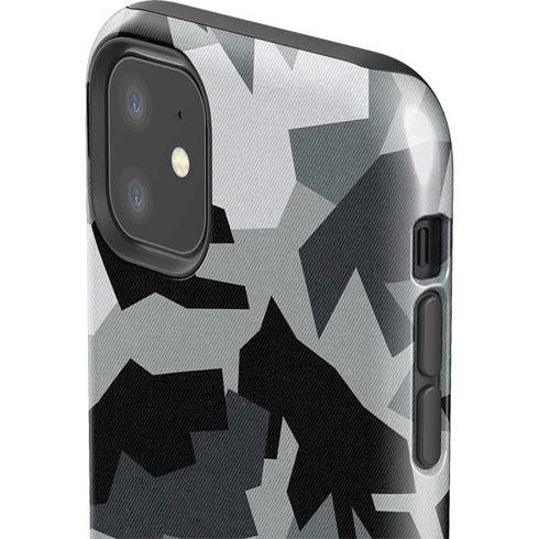 Urban Camouflage Black iPhone 11 Impact Case