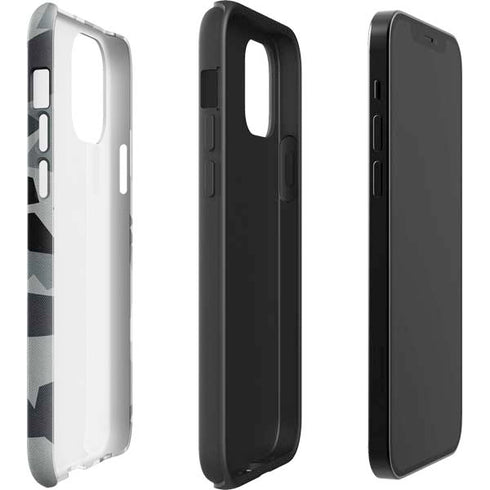 Urban Camouflage Black iPhone 12 Impact Case