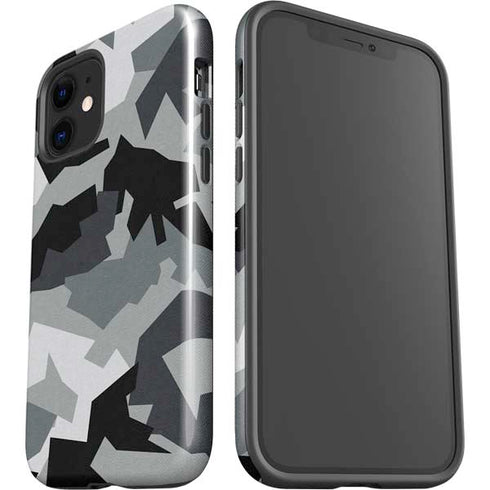 Urban Camouflage Black iPhone 12 Impact Case