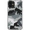 Urban Camouflage Black iPhone 12 Mini Clear Case