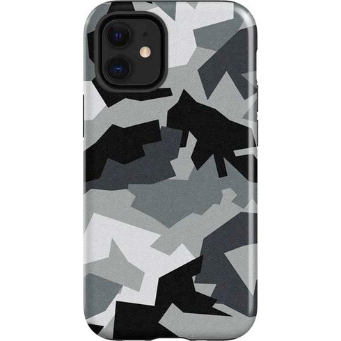 Urban Camouflage Black iPhone 12 Mini Impact Case