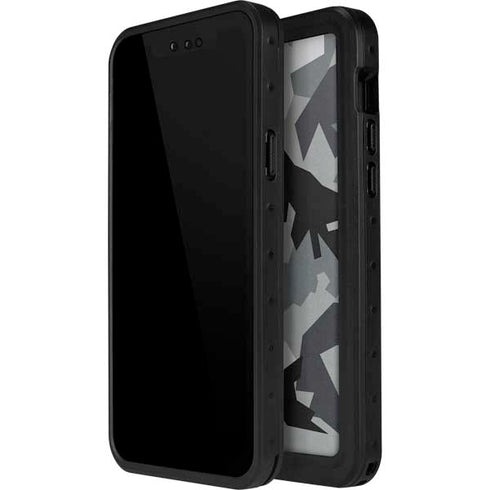 Urban Camouflage Black iPhone 12 Mini Waterproof Case